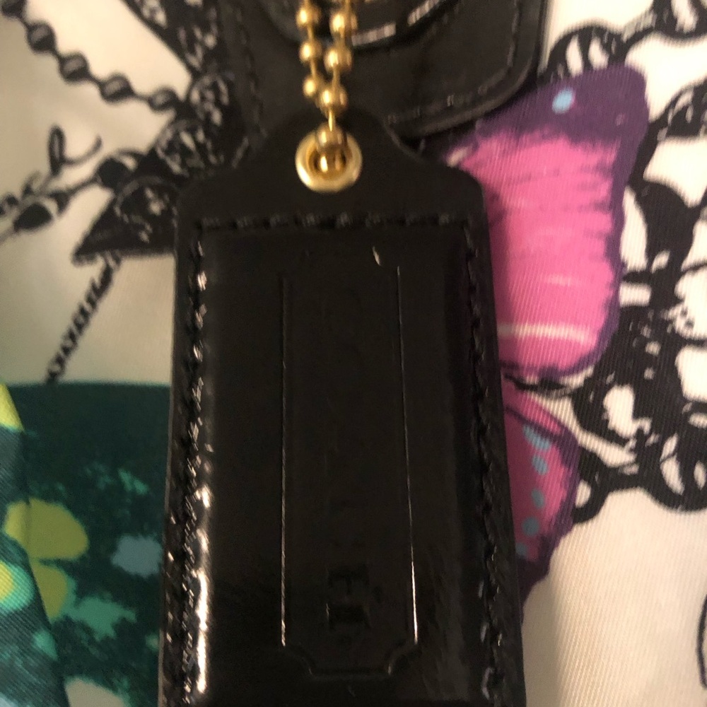 New with Tags Coach Shoulder Bag, Lovely Butterfly Print - Picture 7 of 8